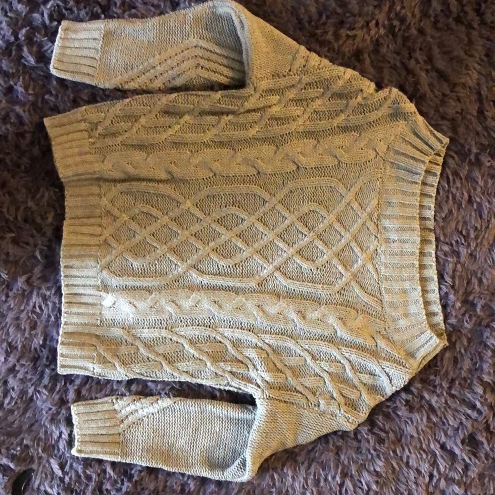 Boatneck gray sweater